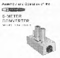 Heathkit SBA-300-3-6-meters-converter - Manual - Schematics